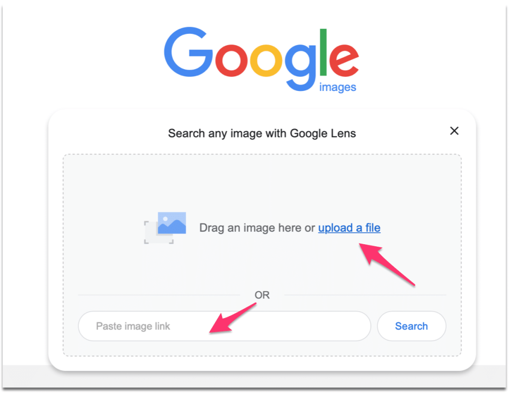 Searching by image with Google Lens